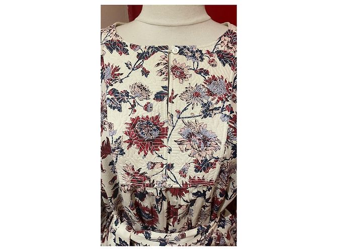 Soeur Kleid mit bunten Blumen aus Baumwolle Größe 38 - Ansicht 4
