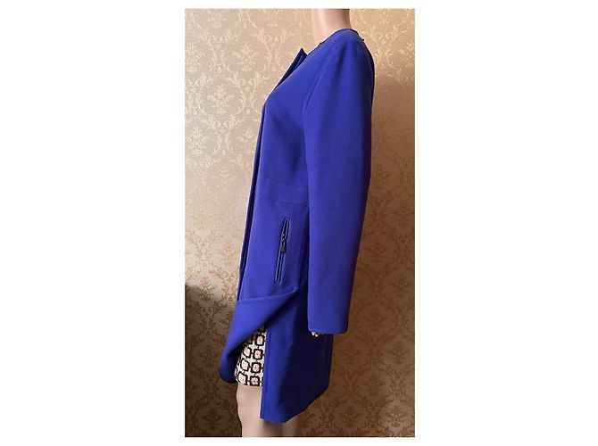 Abrigo Louis Vuitton de cachemira azul - vista 12