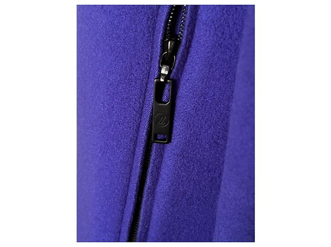 Abrigo Louis Vuitton de cachemira azul - vista 3