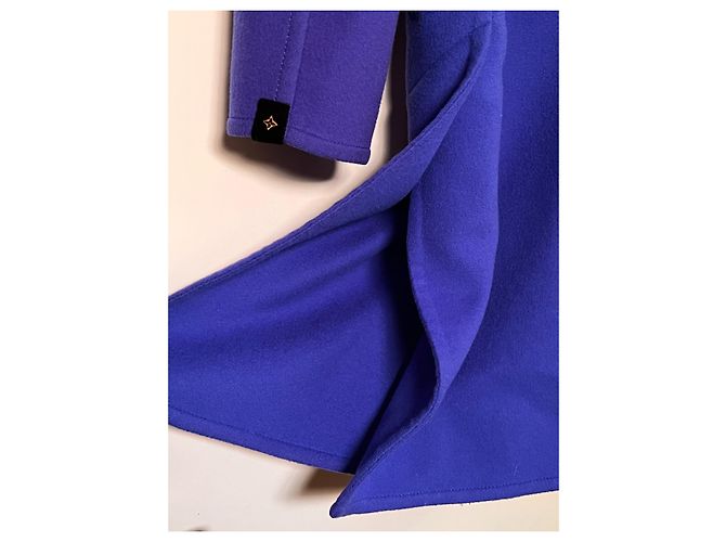 Abrigo Louis Vuitton de cachemira azul - vista 4