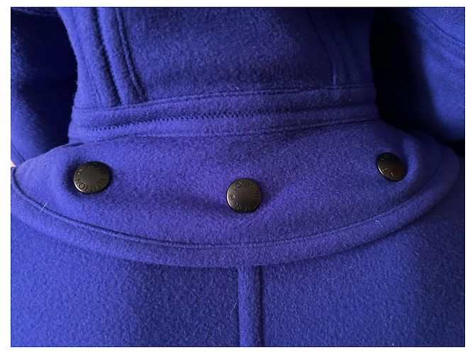 Abrigo Louis Vuitton de cachemira azul - vista 5
