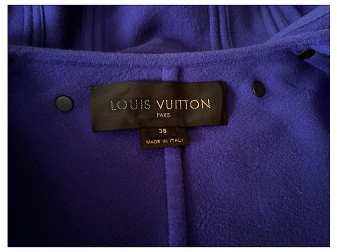 Abrigo Louis Vuitton de cachemira azul - vista 8