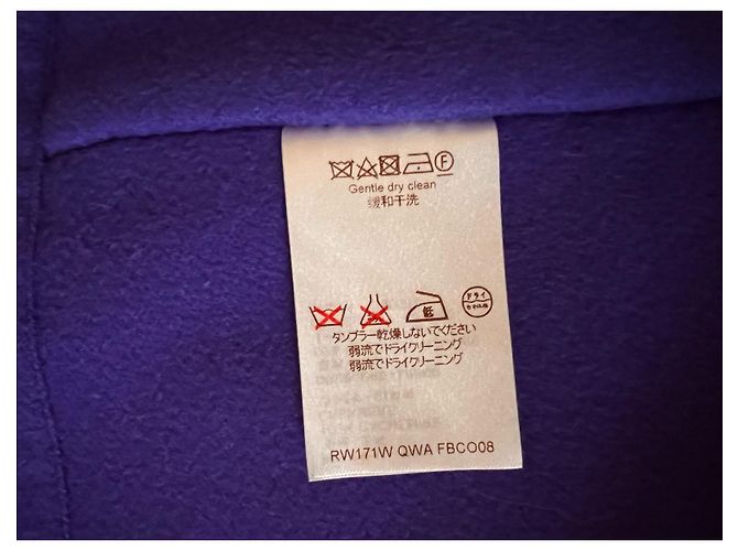 Abrigo Louis Vuitton de cachemira azul - vista 9
