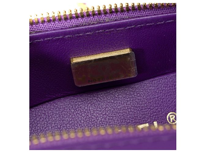 Sac CHANEL Vanity en Cuir Violet - 102012 - vue 8