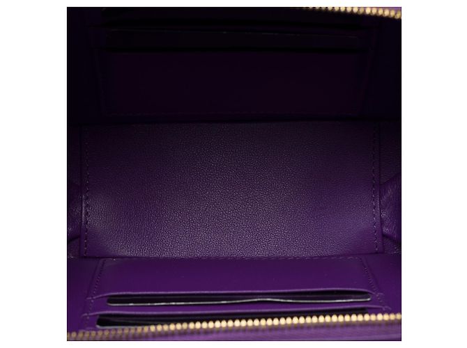 Sac CHANEL Vanity en Cuir Violet - 102012 - vue 9