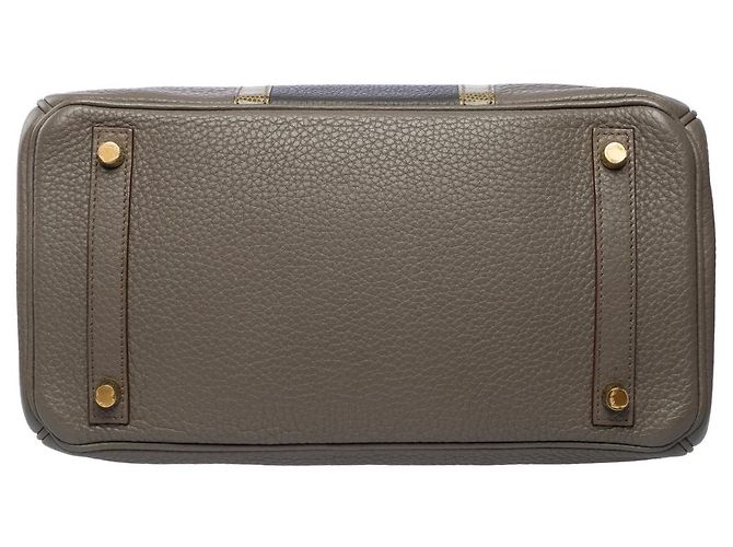 Hermès Sac HERMES Birkin 30 en Cuir Gris - 102014 - vue 11