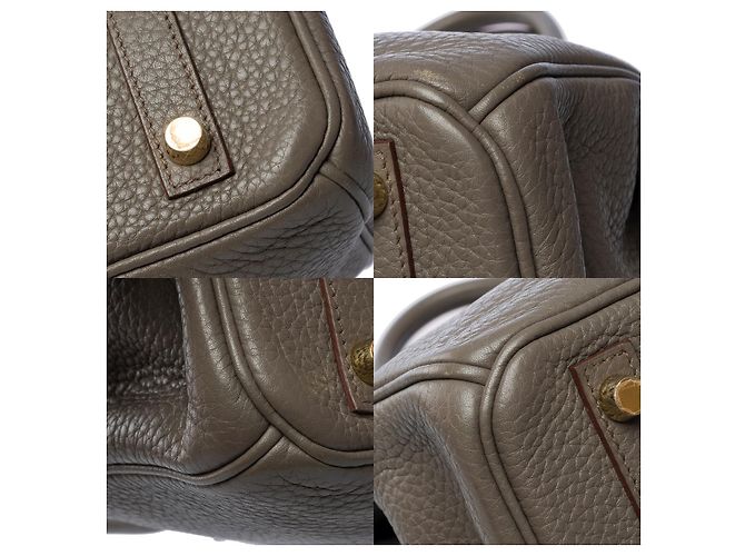 Hermès Sac HERMES Birkin 30 en Cuir Gris - 102014 - vue 12