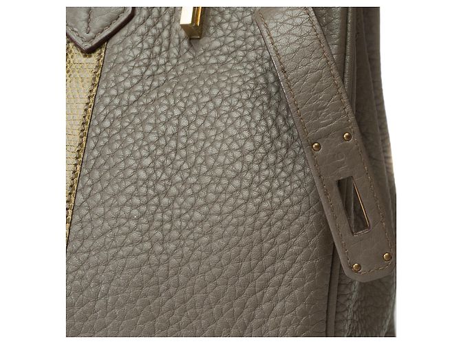 Hermès Sac HERMES Birkin 30 en Cuir Gris - 102014 - vue 8