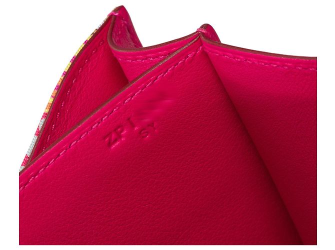 Hermès HERMES Constance Tasche aus mehrfarbigem Seide - 102010 Mehrfarben - Ansicht 9