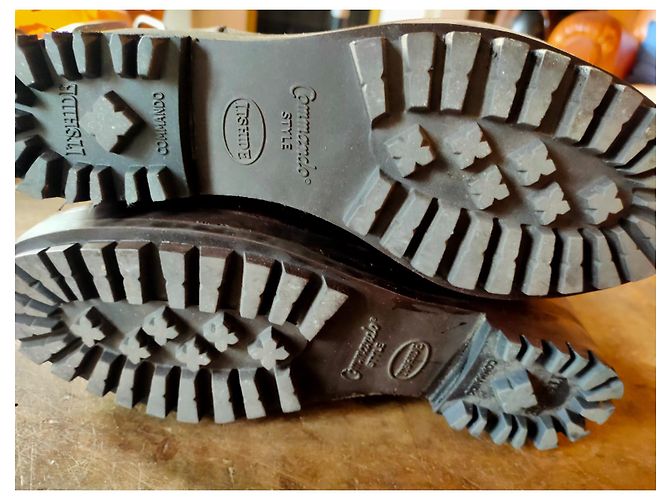 Autre Marque Botines DAMY de cuero caqui - vista 7