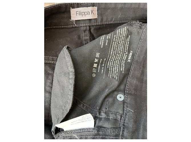 Jeans de twill negros Filippa K - vista 4