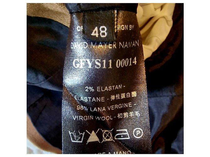 Autre Marque Herrenblazer aus Wolle in der Farbe Camel David Mayer Naman - Ansicht 3