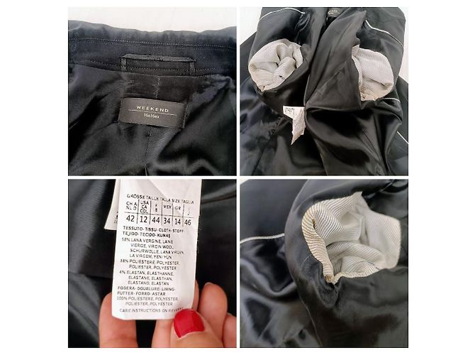 Blazer negro Max Mara weekend - vista 10