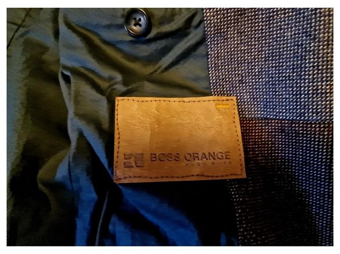 Hugo Boss blue marled blazer, relaxed style, never worn - view 3