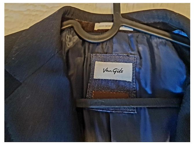 Autre Marque Blazer Van Gils elegante y casual azul marino - vista 3