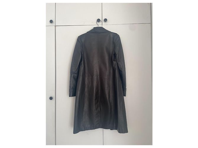 Cambon Chanel 2008P Lederjacke Schwarz - Ansicht 3