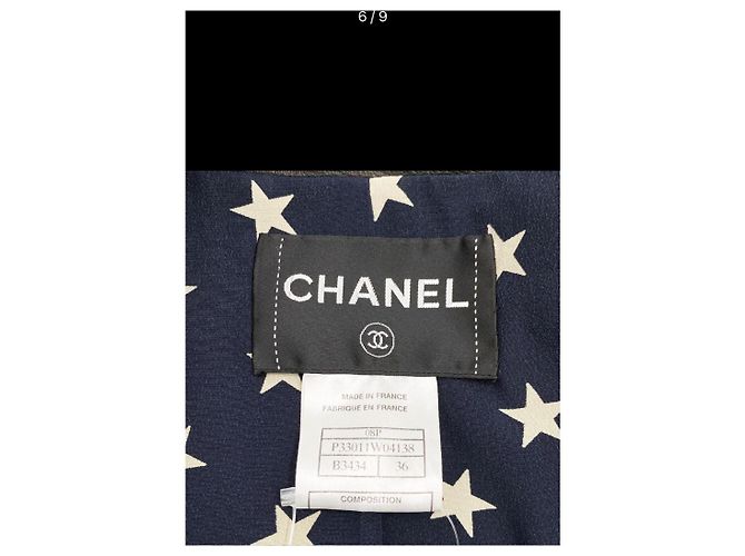 Cambon Chanel 2008P Lederjacke Schwarz - Ansicht 5
