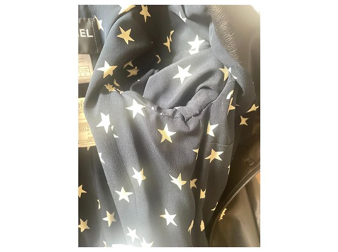 Cambon Chanel 2008P Lederjacke Schwarz - Ansicht 8