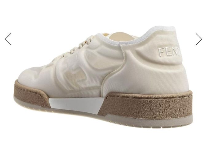 Fendi match sneaker mash Crema - vista 10