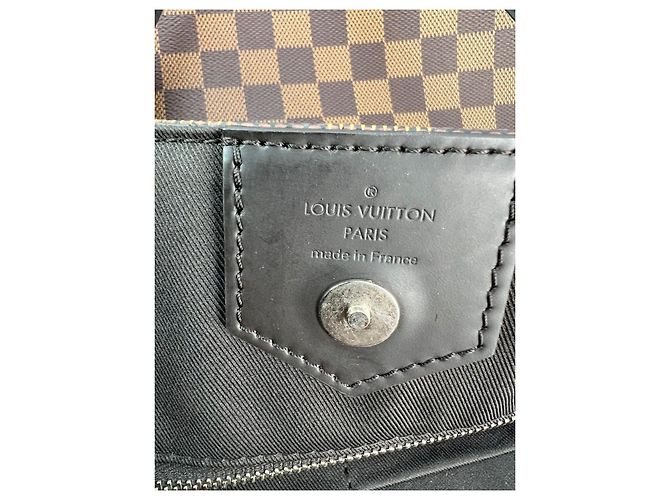 Louis Vuitton Savane Damier Ebene Zebra Atlas Tote Brown - view 4