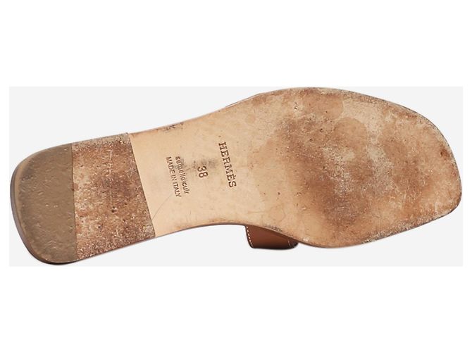 Hermès Sandales Oran marron - taille EU 38 - vue 5