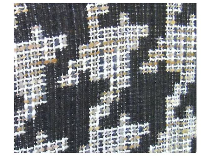 Chanel Tweedjacke Hahnentritt schwarz grau - Ansicht 6