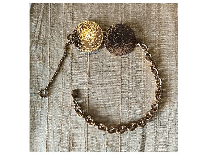 Bracciale Balenciaga in argento dorato D'oro - vista 4
