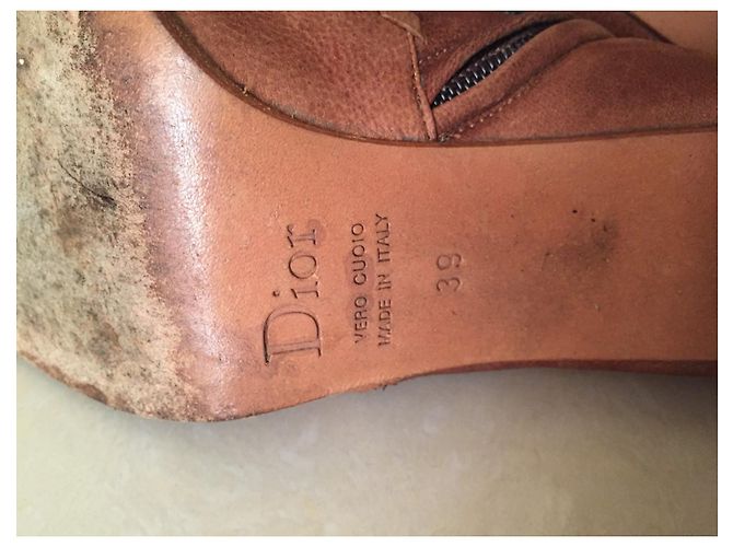 Dior Stiefeletten aus Leder Camel Kamel - Ansicht 10