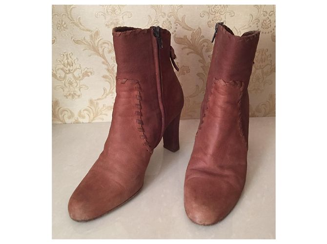Dior Stiefeletten aus Leder Camel Kamel - Ansicht 2