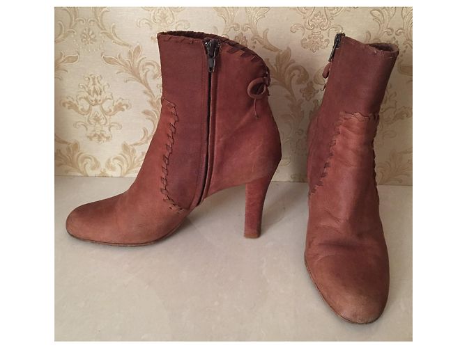 Dior Stiefeletten aus Leder Camel Kamel - Ansicht 4