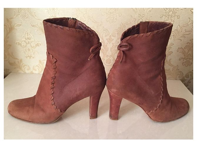 Dior Stiefeletten aus Leder Camel Kamel - Ansicht 7