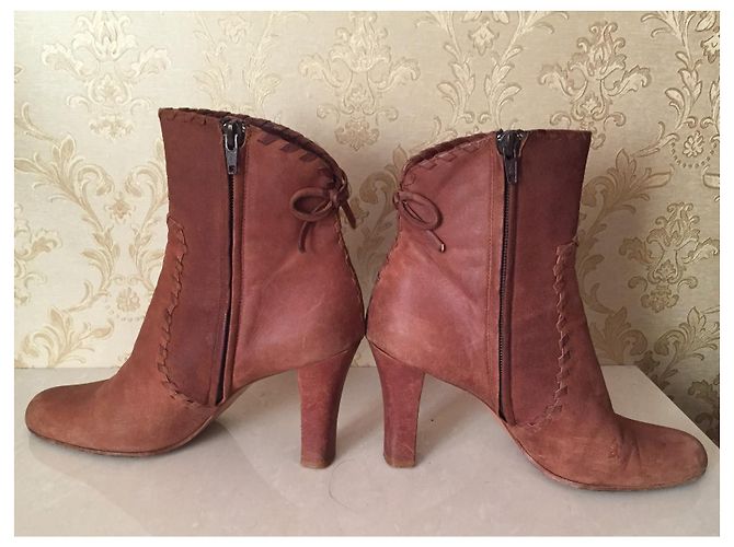 Dior Stiefeletten aus Leder Camel Kamel - Ansicht 8