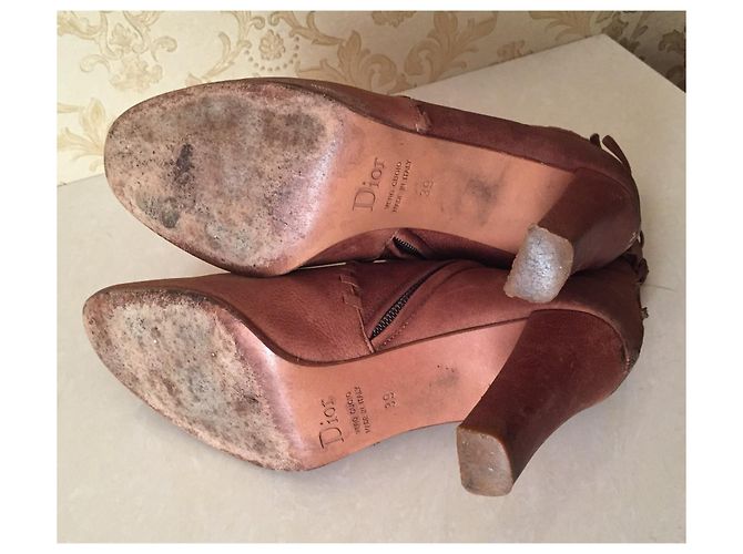 Dior Stiefeletten aus Leder Camel Kamel - Ansicht 9