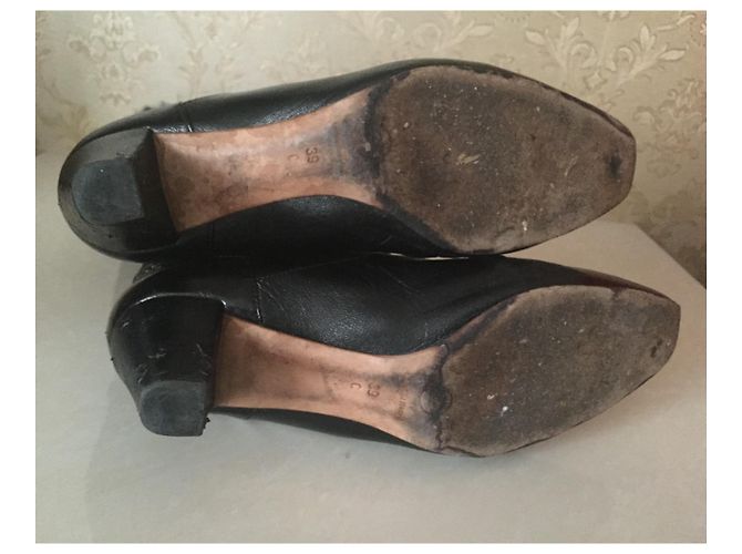 Botas Chanel de piel negra talla 39 Negro - vista 13