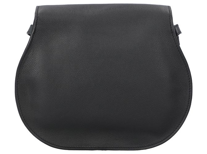 Bolso Chloé Marcie Medium Saddle Negro - vista 4