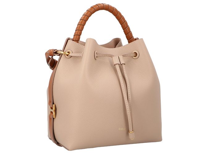 Borsa a secchiello Marcie Beige di Chloé - vista 2
