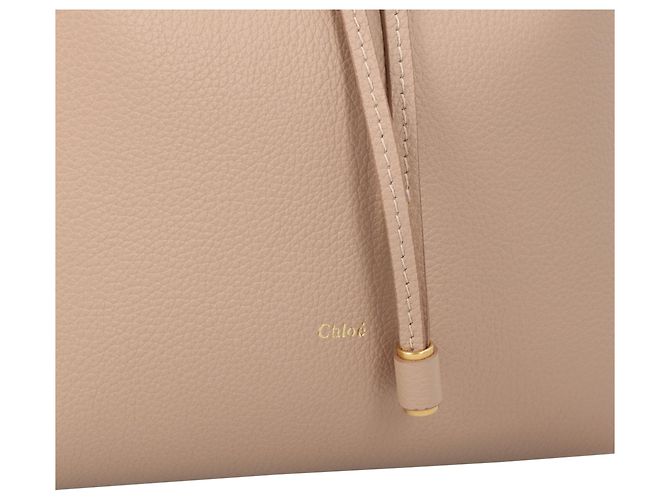 Borsa a secchiello Marcie Beige di Chloé - vista 5