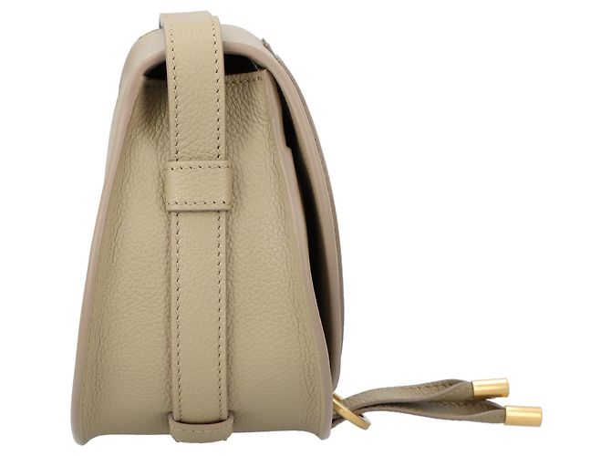 Borsa Chloé Marcie Small Saddle Beige - vista 3