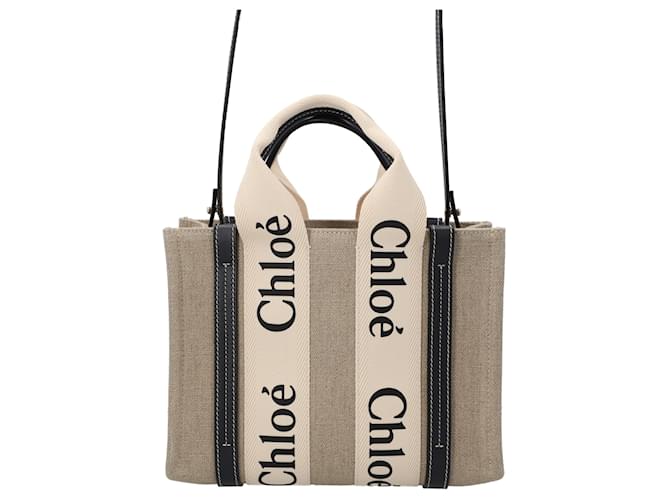 Borsa Chloé Small Woody nera Nero - vista 3