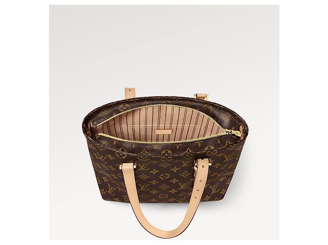Borsa a mano Louis Vuitton Piano Monogramma Marrone - vista 3