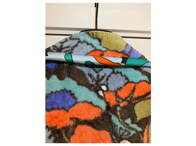 Fendi Giacca Reversibile in Pelliccia di Visone Floreale - vista 8