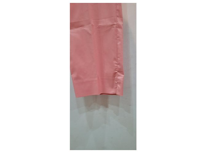 Pantalones rectos Marella de algodón rosa - vista 11