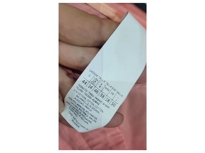 Pantalones rectos Marella de algodón rosa - vista 5