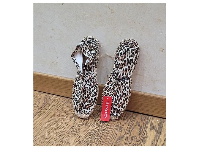 Autre Marque Espadrilles Yamamay Estampado Leopardo de Algodón Talla 41 Multicolor - vista 2