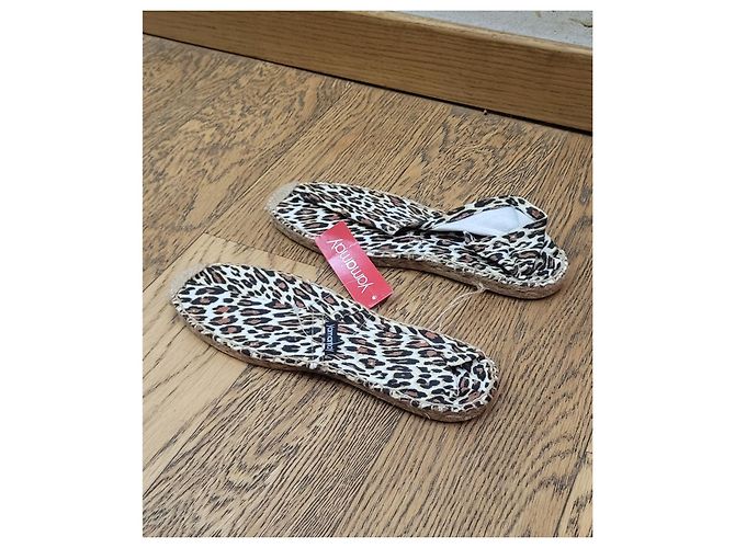 Autre Marque Espadrilles Yamamay Estampado Leopardo de Algodón Talla 41 Multicolor - vista 5