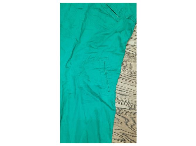 Autre Marque Oversize Baumwoll Jumpsuit Grün Größe 42 IT - Ansicht 10
