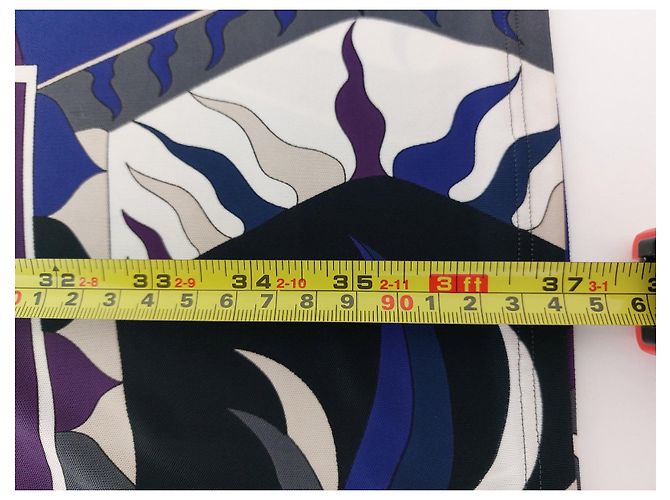 Vestido Emilio Pucci Multicor de Viscose com Cinto - vista 15