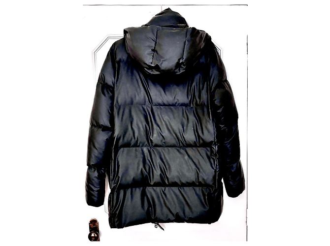 Originale RAINS Pufferjacke (unisex) Schwarz - Ansicht 4