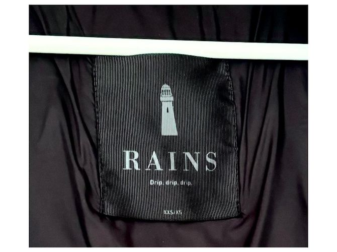 Originale RAINS Pufferjacke (unisex) Schwarz - Ansicht 5