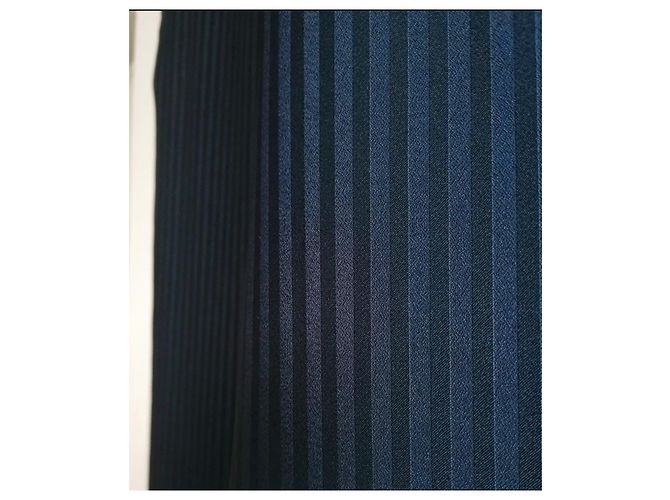 Autre Marque Giacca Tuxedo Dôres Ozorio in seta e viscosa blu - vista 6